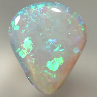 SOLID CRYSTAL OPAL Flag Harlequin pattern, bright, crisp fire